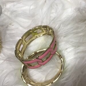 Pink💕and green💚gold bangeles